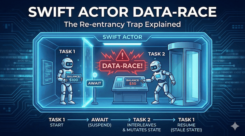 Strategies for dealing with Swift actor data races
